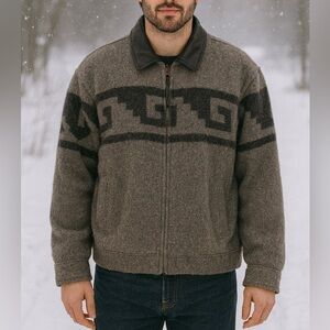 Endurance Comstock for Neiman Marcus Alpaca Wool & Leather Jacket (995)